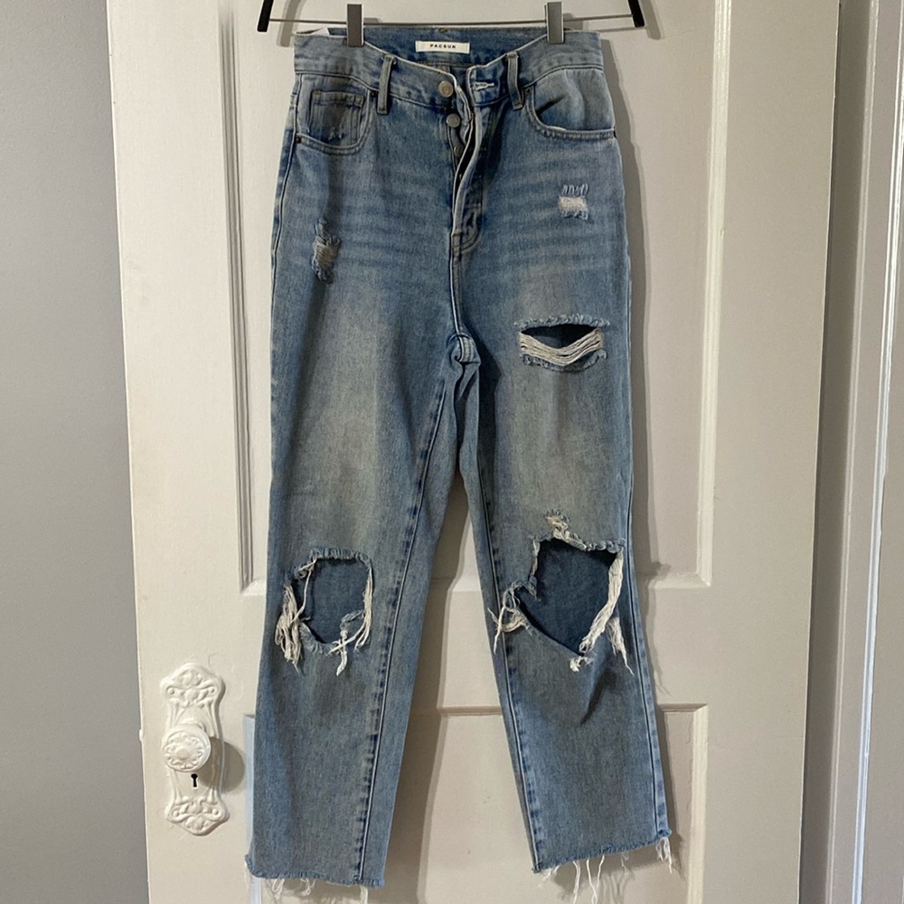 Pacsun High Rise Straight Jeans